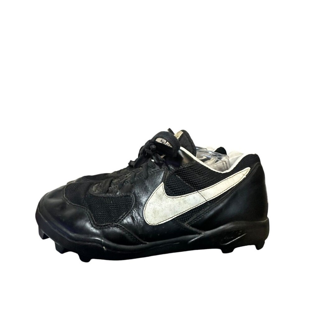 Vintage Nike Shark Shoes Mens Size 10.5 90s Rare Football Cleats Black Outdoor